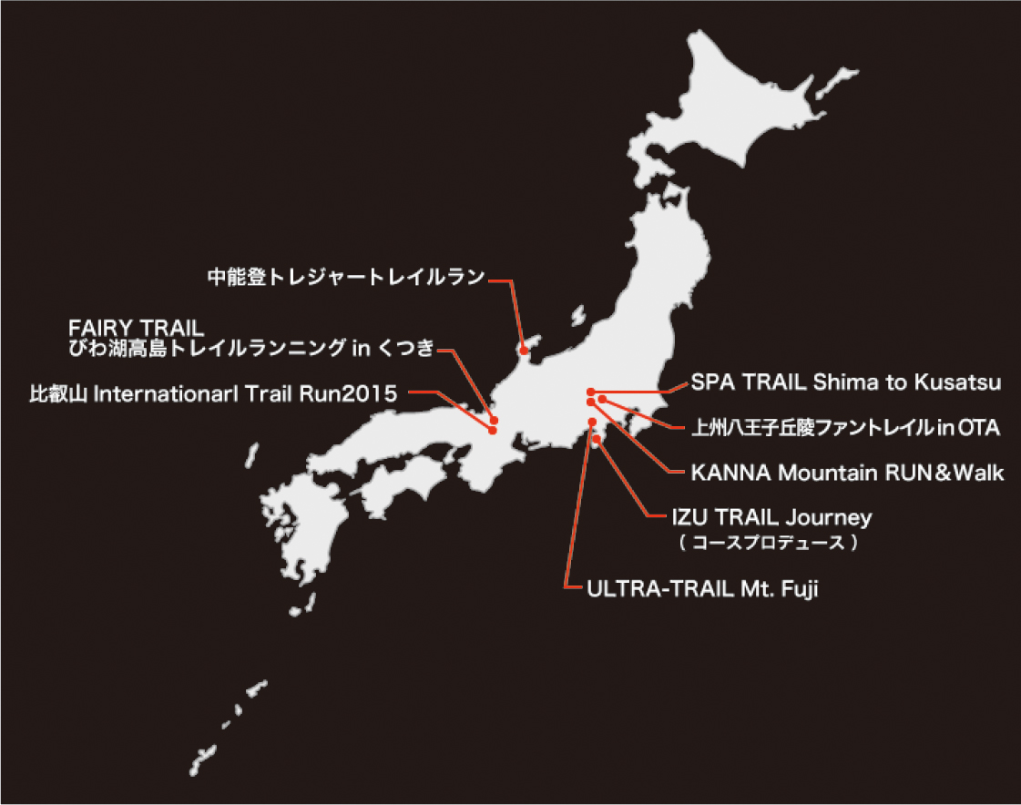 主催・プロディース大会地図